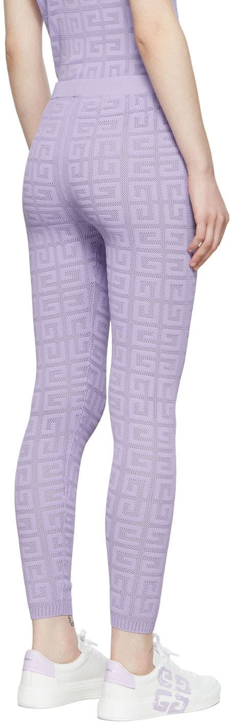 purple givenchy leggings